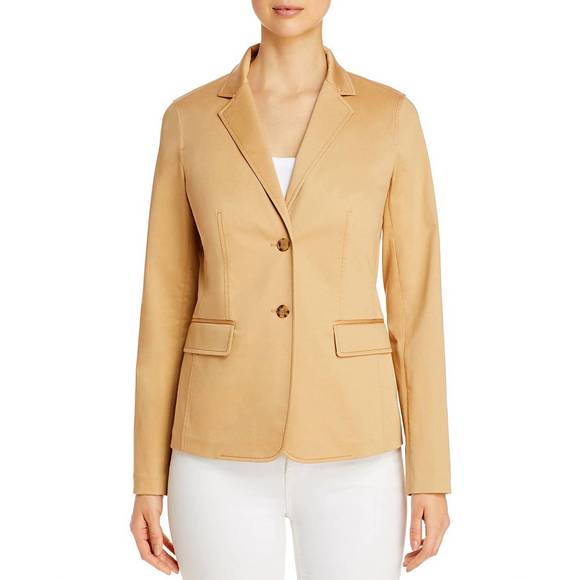 NEW LAFAYETTE 148 thatcher notched lapel blazer in honeynut - Picture 1 of 2